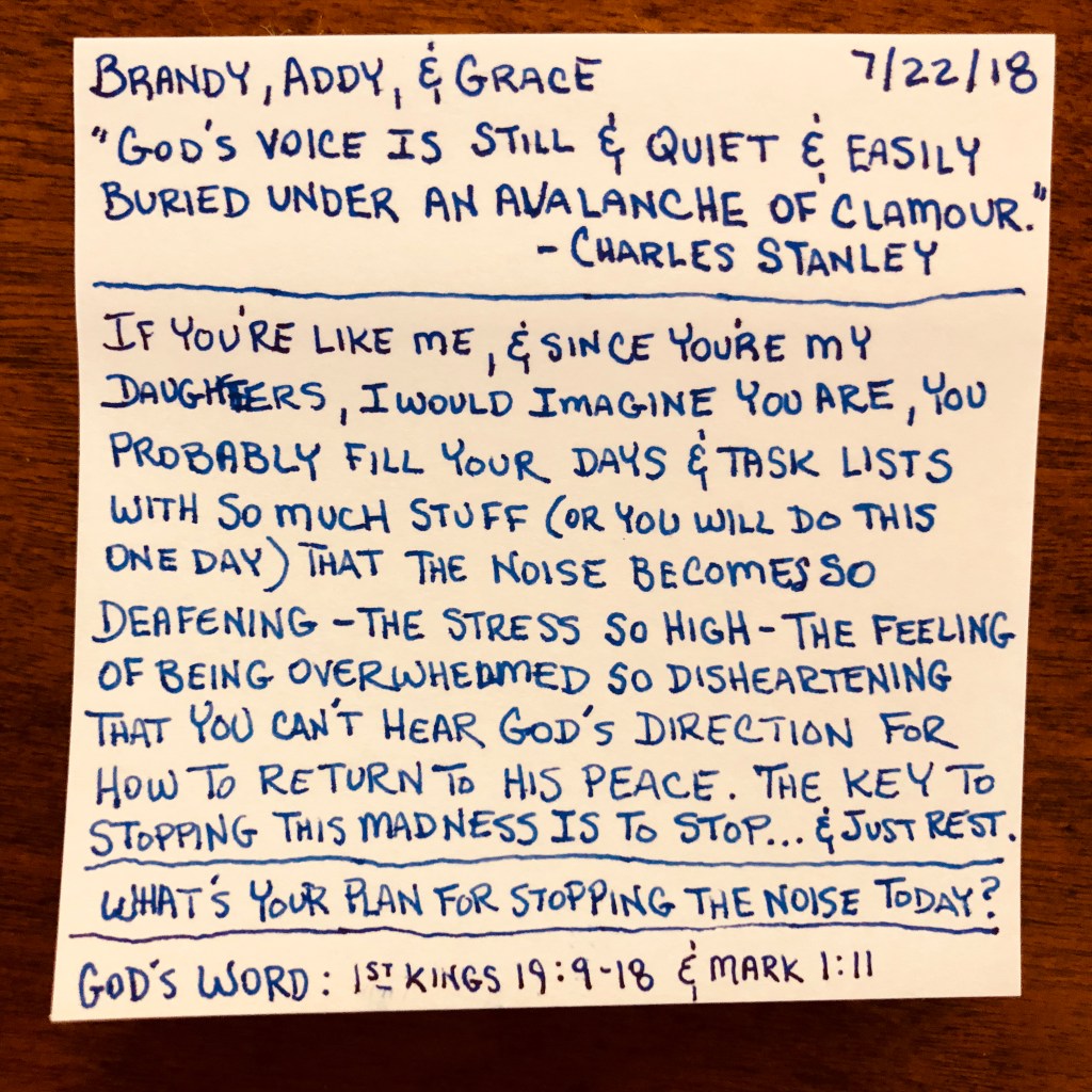 God's Voice Is Still & Quiet