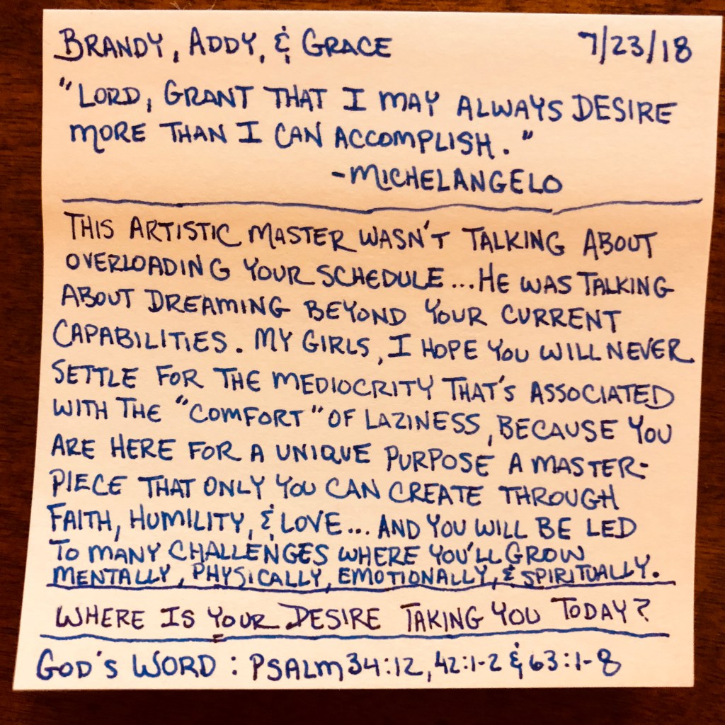 Desire More Than You Can&nbsp;Accomplish