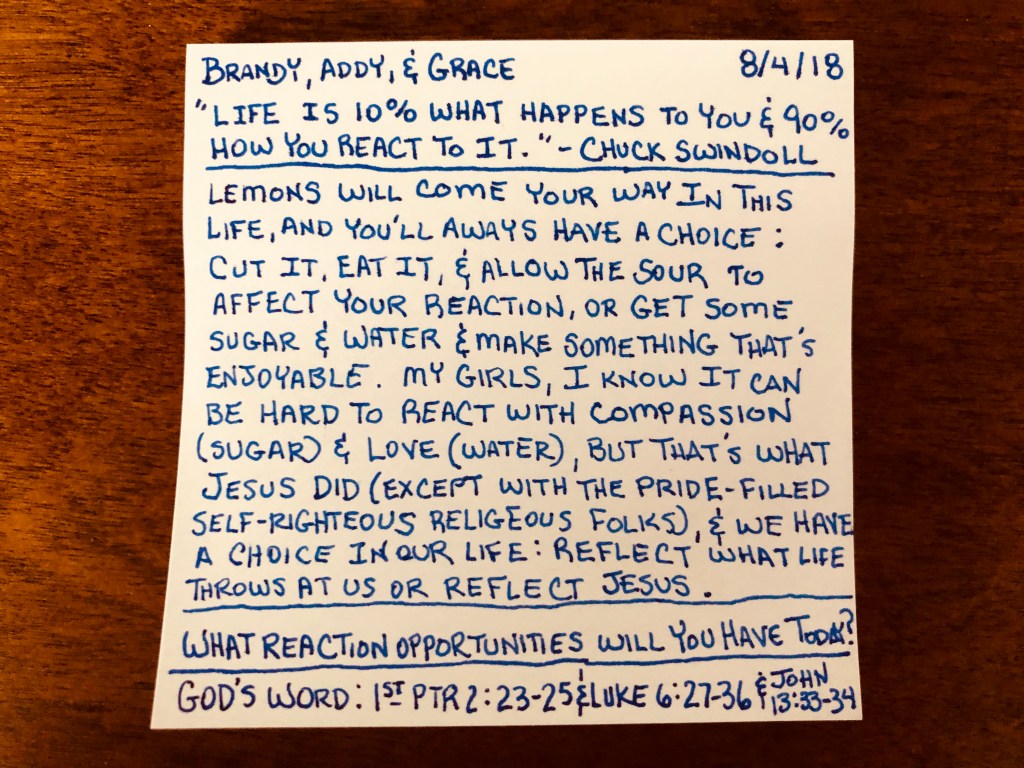 Life Is 10 Percent What Happens To You And 90 Percent How You React To It