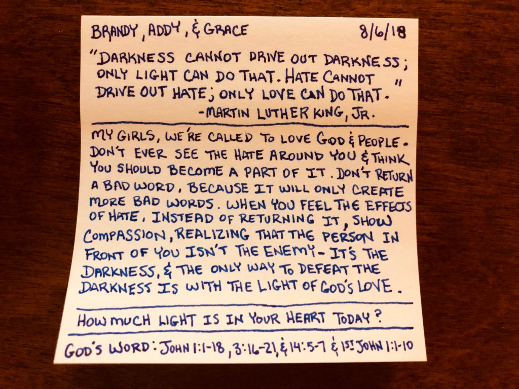 Hate Can’t Drive Out&nbsp;Hate