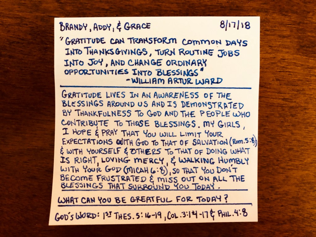 Gratitude Transformation