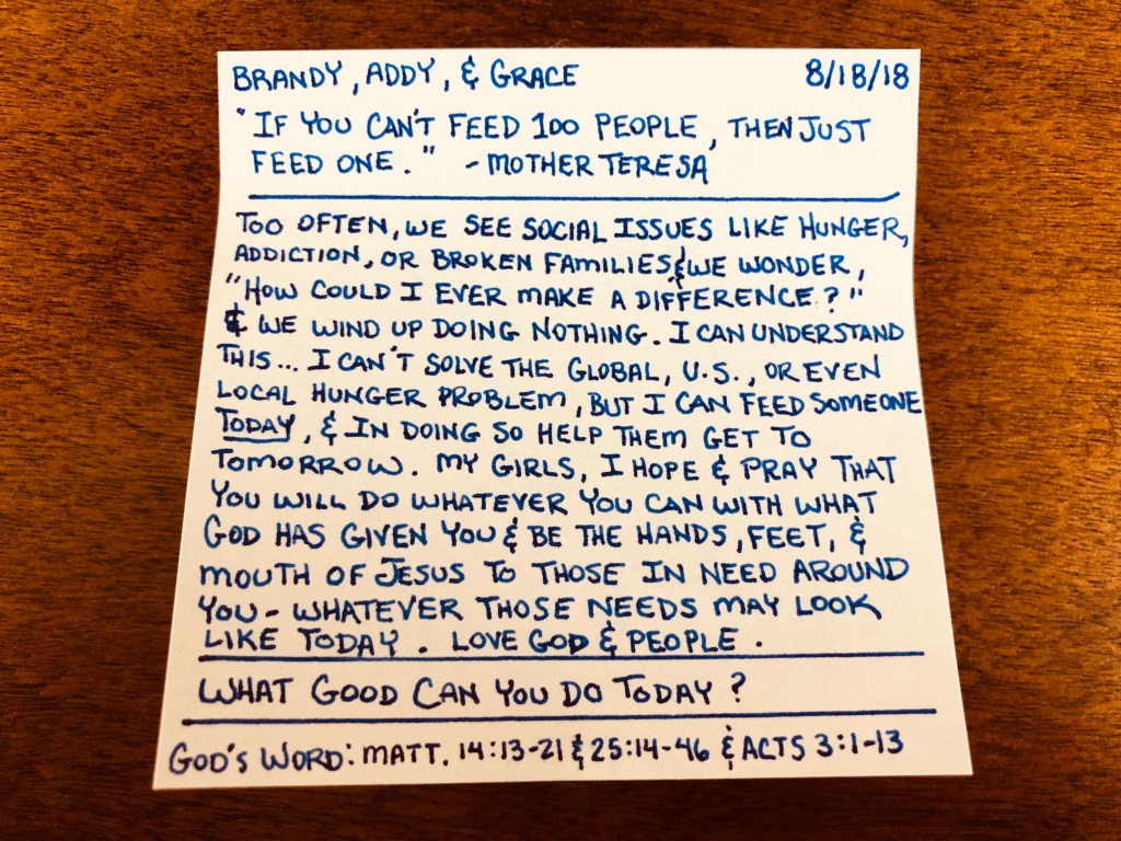 Do The Good That You&nbsp;Can