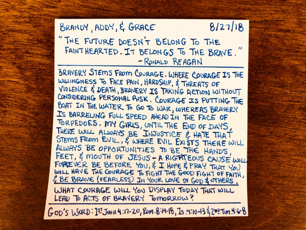 The Future Does Not Belong To The Fainthearted It Belongs To The Brave - Ronald Reagan