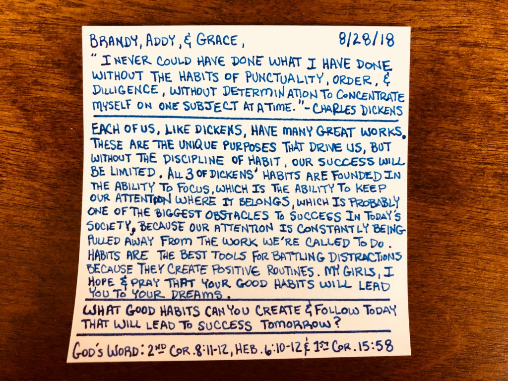 Punctuality Order and Diligence and Concentration Lead to Success Focus - Charles Dickens