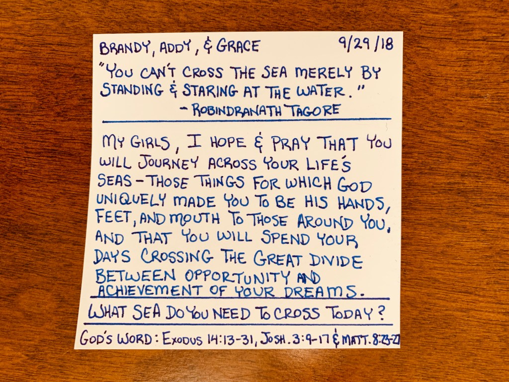 Crossing The Seas Of&nbsp;Life