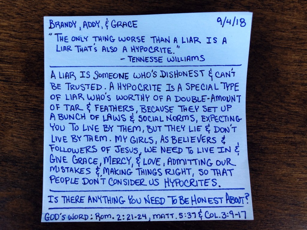 Liars & Hypocrites – Tar &&nbsp;Feathers