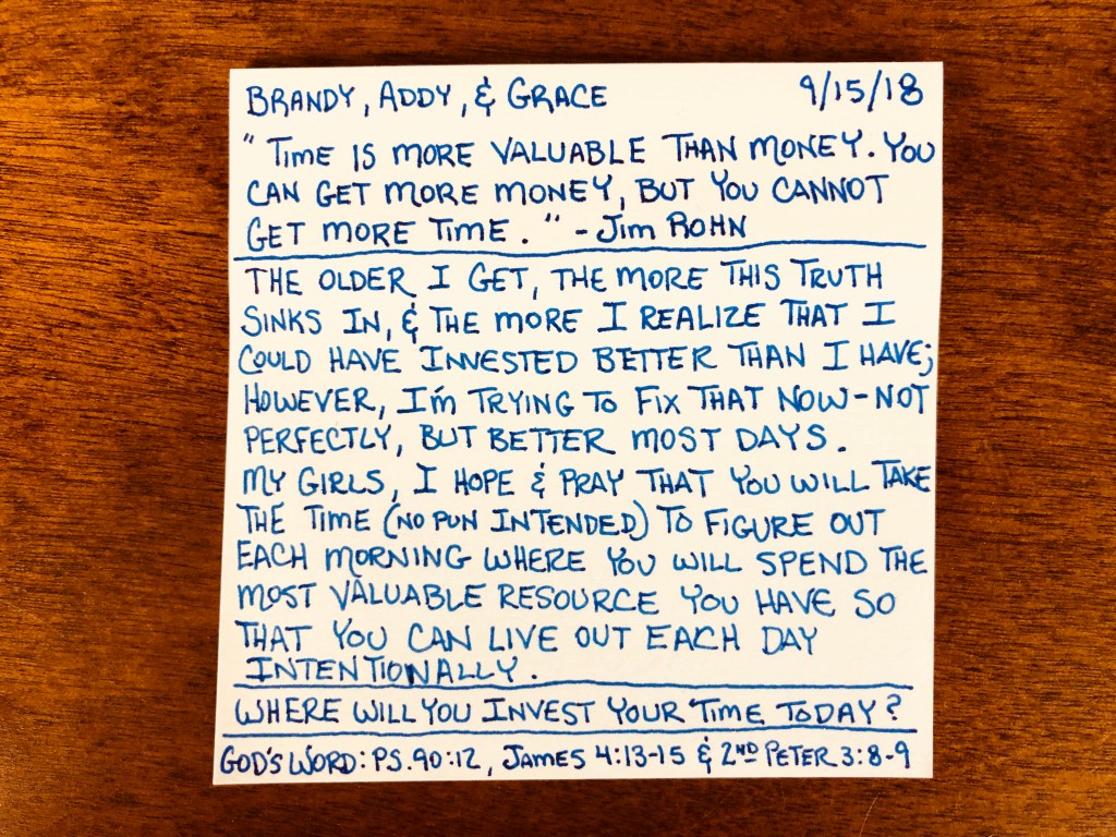 Time is more valuable than money. You can get more money but you cannot get more time - Jim Rohn