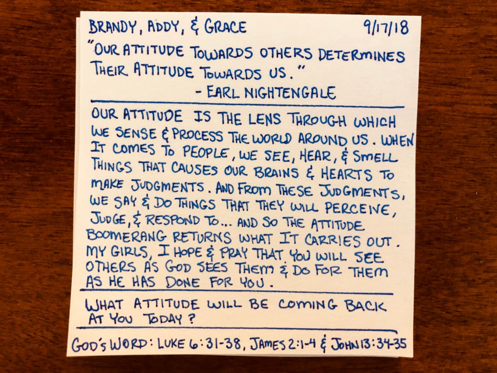 Our attitude towards others determines their attitude towards us - Earl Nightengale