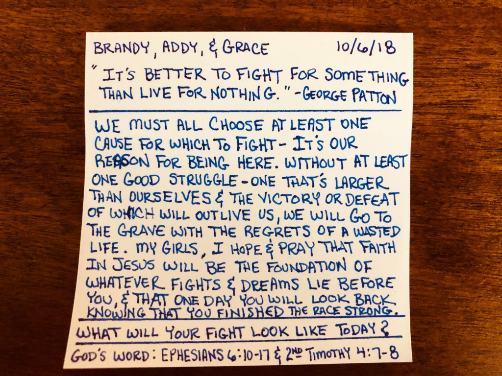 Fight For Something or Live For&nbsp;Nothing