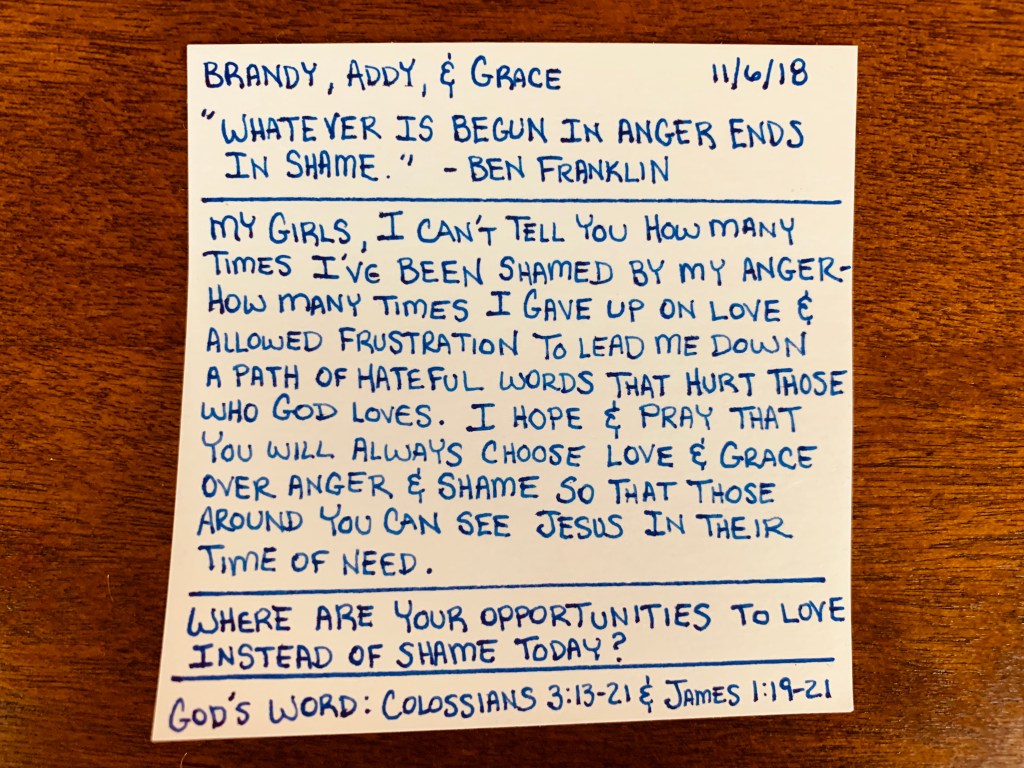 Anger Leads To&nbsp;Shame