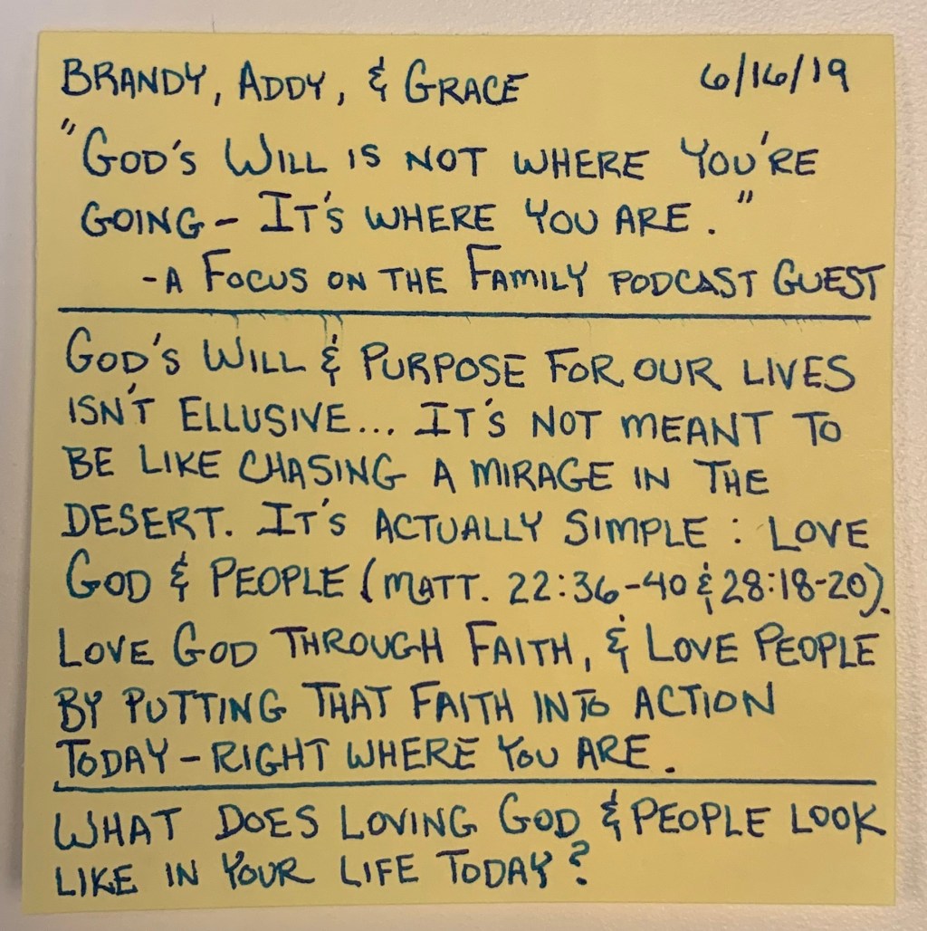 God’s Will Meets You Where You&nbsp;Are